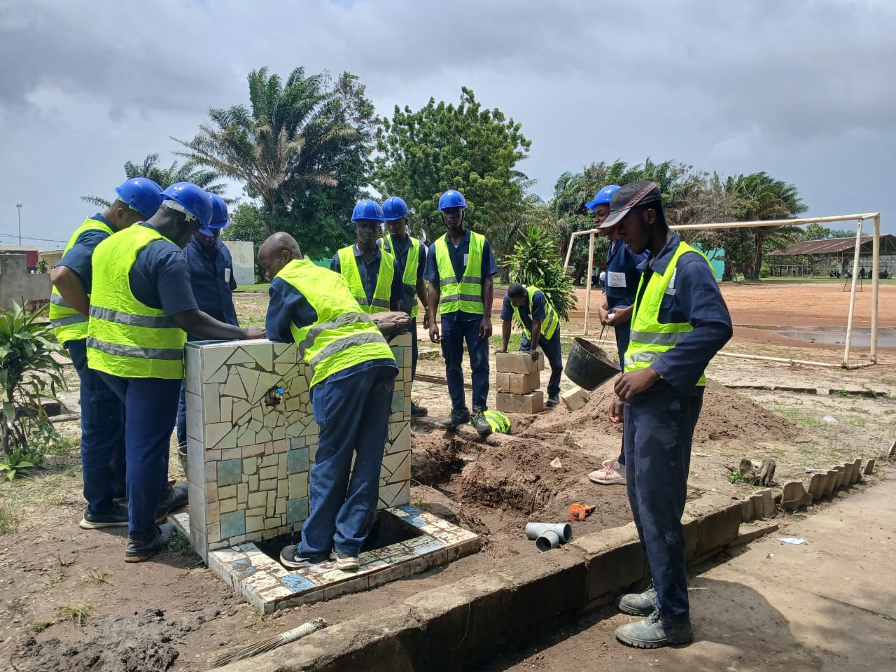 Atelier pratique de maçonnerie